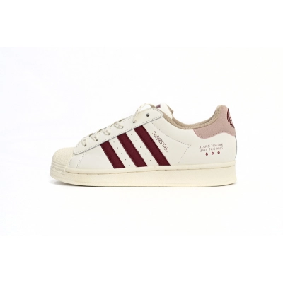  Adidas Superstar Shoes White Pink