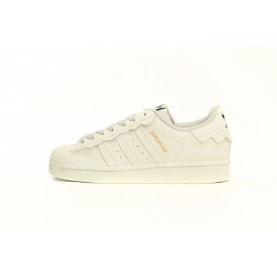  Adidas Superstar Shoes White White Cream 01