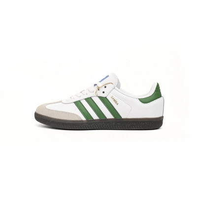  Originals Samba Vegan /OG Black Vintage White Green 01