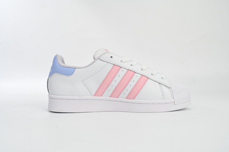 Adidas Superstar Shoes White Black Gold Whiting