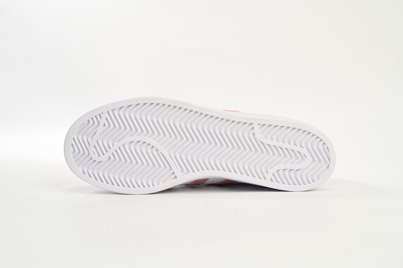 Adidas Superstar Shoes White New Pink White