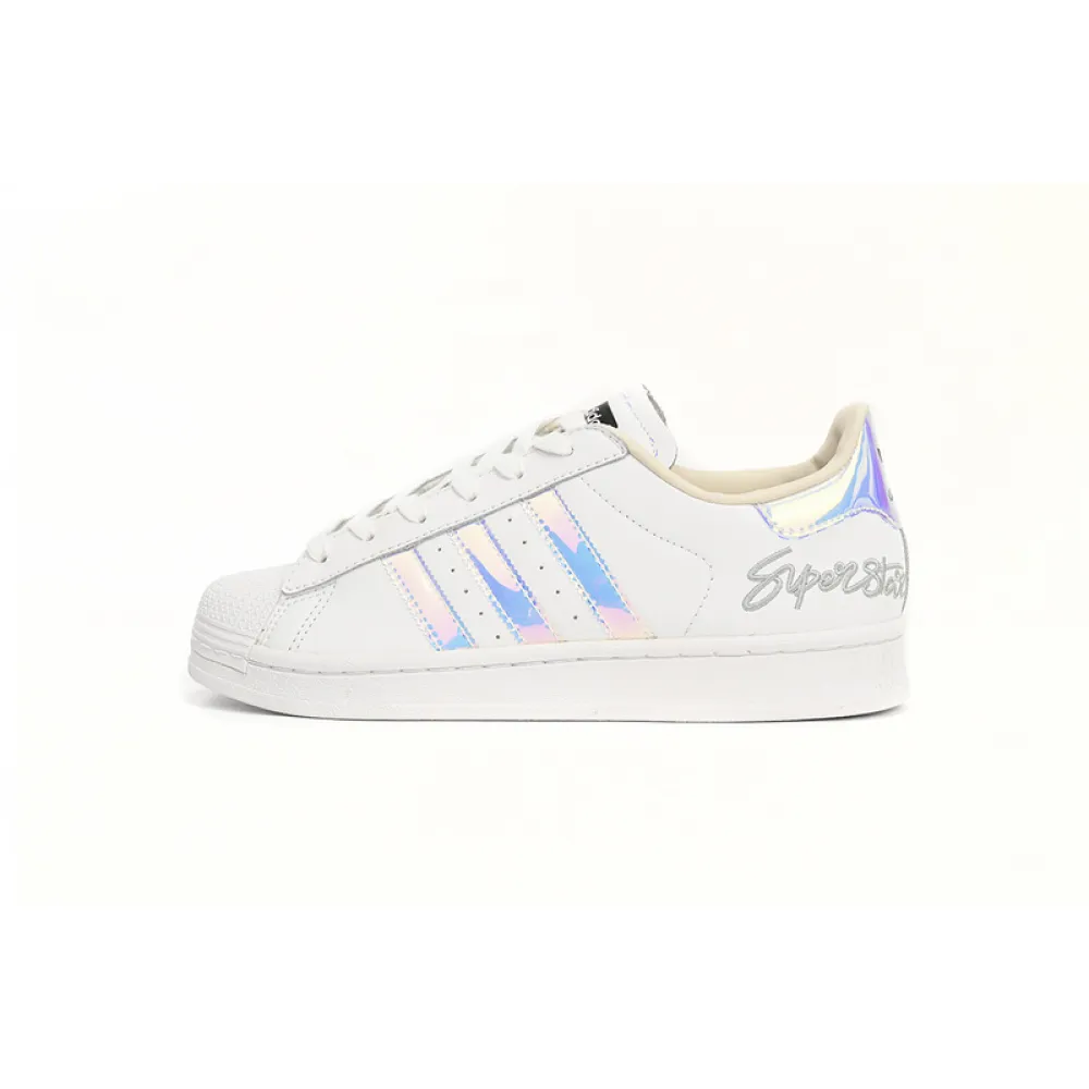 Adidas Superstar Shoes White White Laser