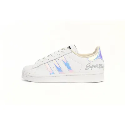 Adidas Superstar Shoes White White Laser 01