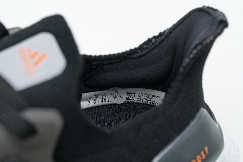 Adidas Ultra Boost 2021 Black Grey Orange