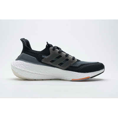 Adidas Ultra Boost 2021 Black Grey Orange 02