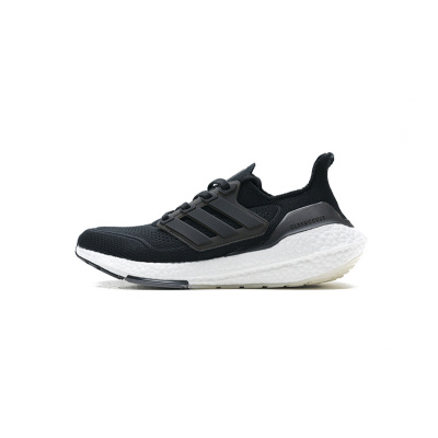 Adidas Ultra Boost 2021 Black White 01