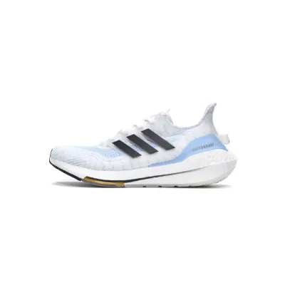 Adidas Ultra Boost 2021 White ice blue 01