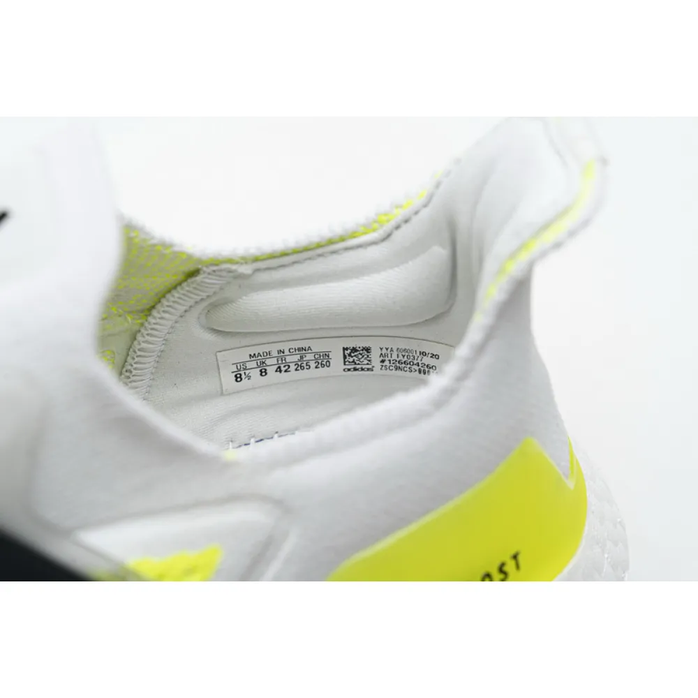 Adidas Ultra Boost 2021 White Yellow Black