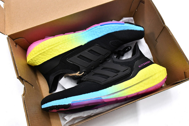 Adidas Ultra Boost 2022 Black Gradient Yellow