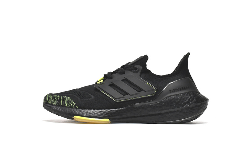 Adidas Ultra Boost 2022 Black Solar Yellow