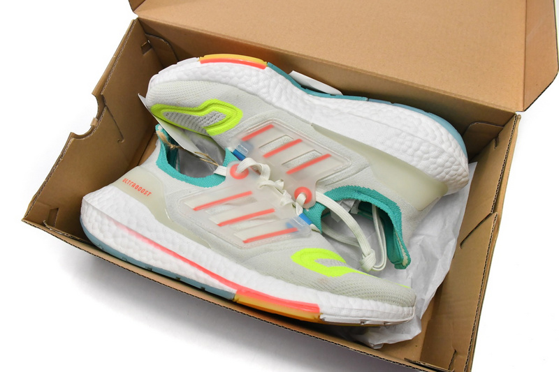 Adidas Ultra Boost 2022 White Blue Yellow