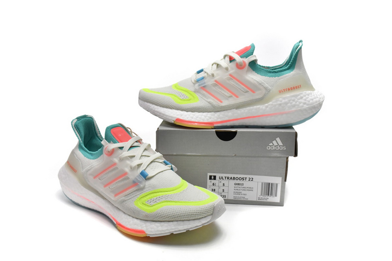 Adidas Ultra Boost 2022 White Blue Yellow
