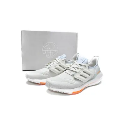 Adidas Ultra Boost 2022 White Grey Orange 02