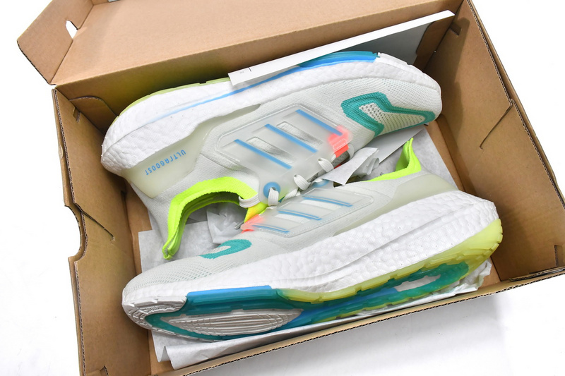 Adidas Ultra Boost 2022 White Sky Rush Mint