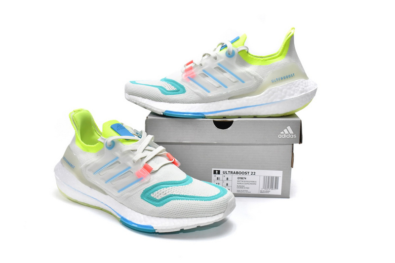 Adidas Ultra Boost 2022 White Sky Rush Mint