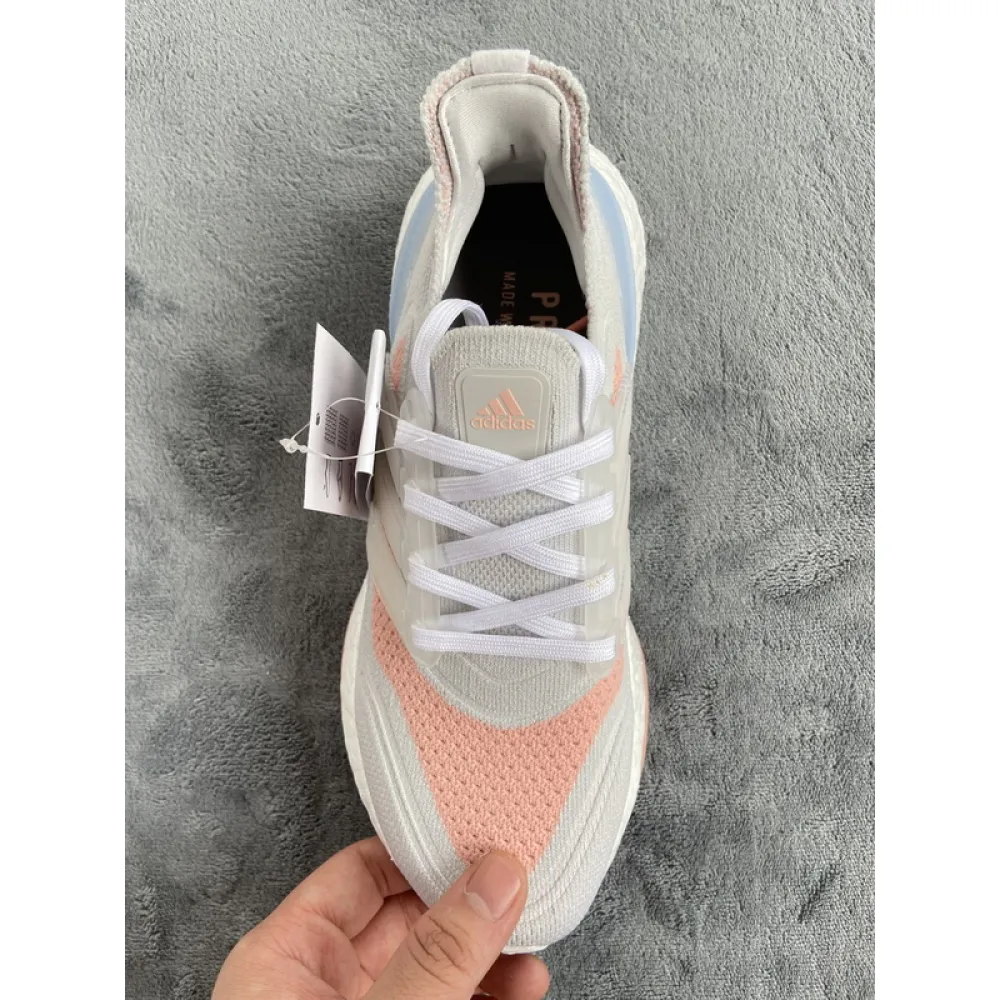 Adidas Ultra Boost 21 White Pink