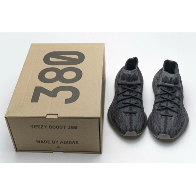 AH Adidas Yeezy Boost 380 Black Purple Real Boost 02