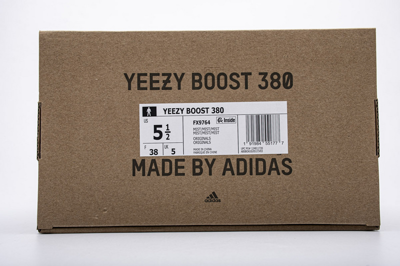AH Adidas Yeezy Boost 380 Mist Real Boost