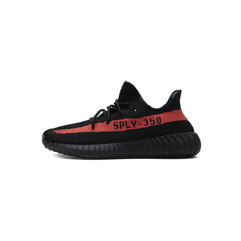 AH Adidas Yeezy Boost 350 V2 Core Black/Red Real Boost