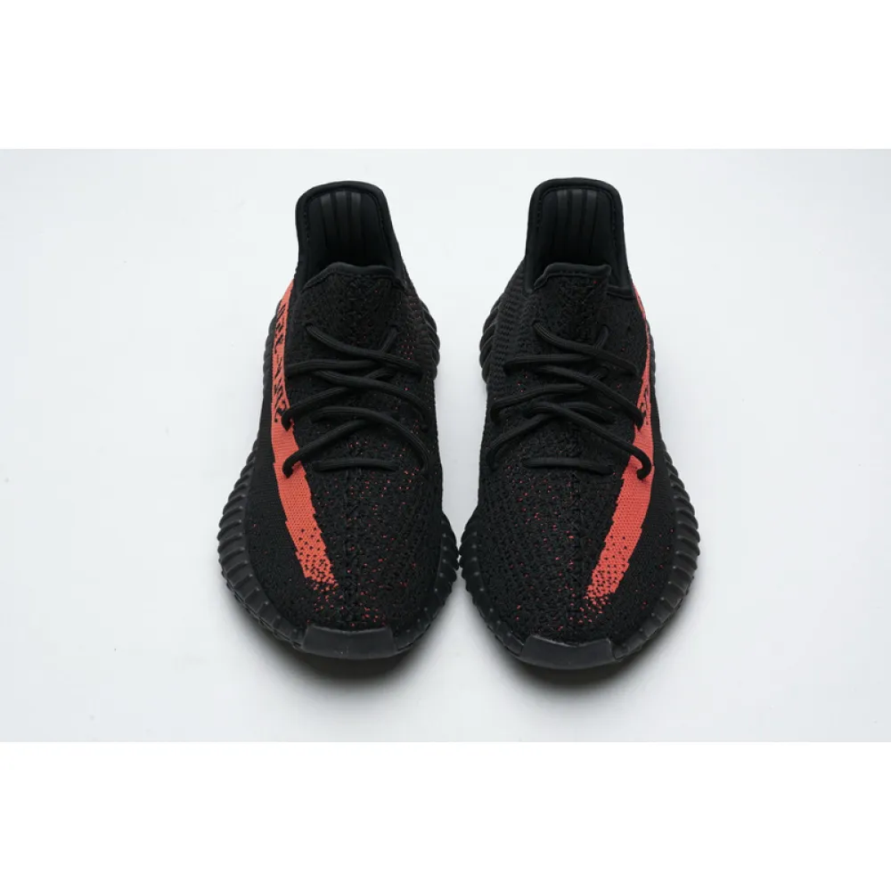 AH Adidas Yeezy Boost 350 V2 Core Black/Red Real Boost