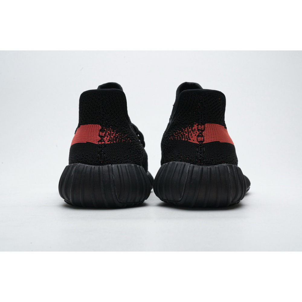 AH Adidas Yeezy Boost 350 V2 Core Black/Red Real Boost