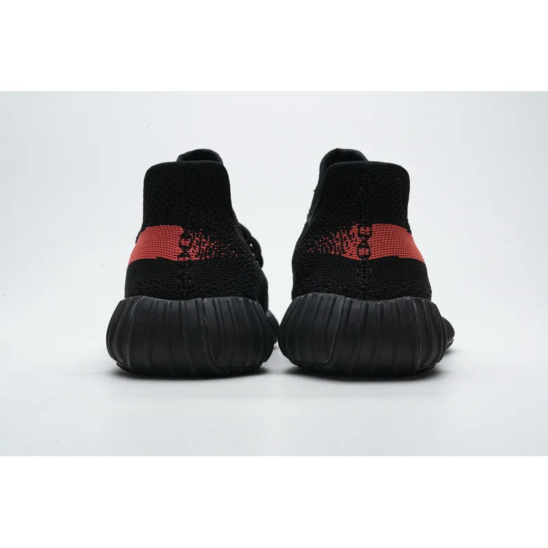 AH Adidas Yeezy Boost 350 V2 Core Black/Red Real Boost