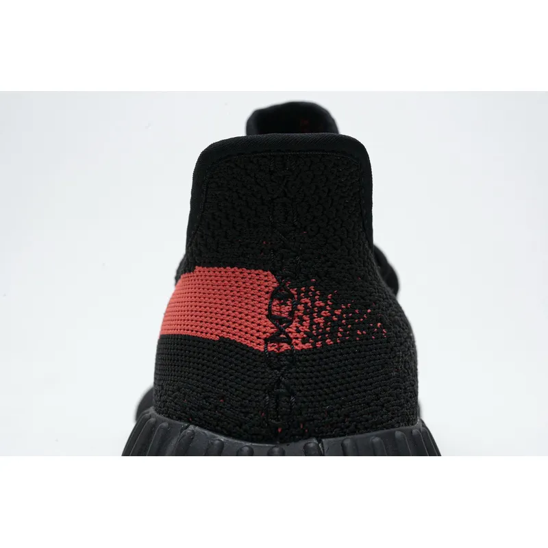 AH Adidas Yeezy Boost 350 V2 Core Black/Red Real Boost
