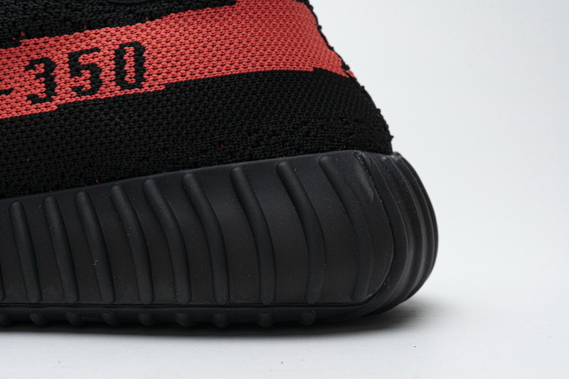 AH Adidas Yeezy Boost 350 V2 Core Black/Red Real Boost