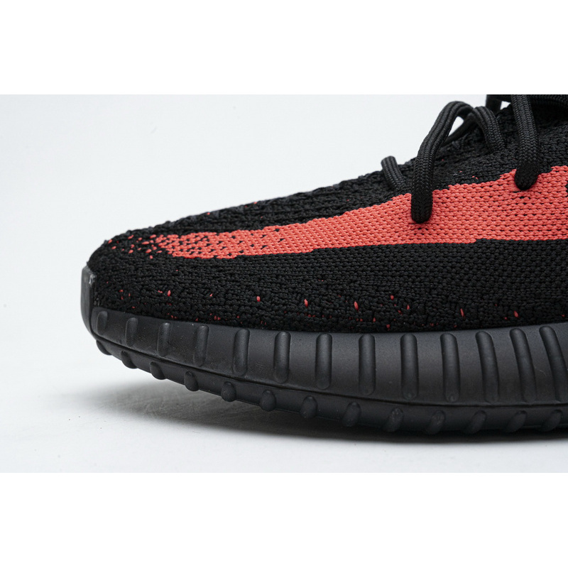 AH Adidas Yeezy Boost 350 V2 Core Black/Red Real Boost