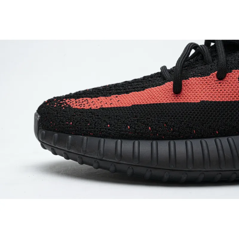 AH Adidas Yeezy Boost 350 V2 Core Black/Red Real Boost