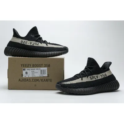 AH Adidas Yeezy Boost 350 V2 Core Black/White Real Boost 02