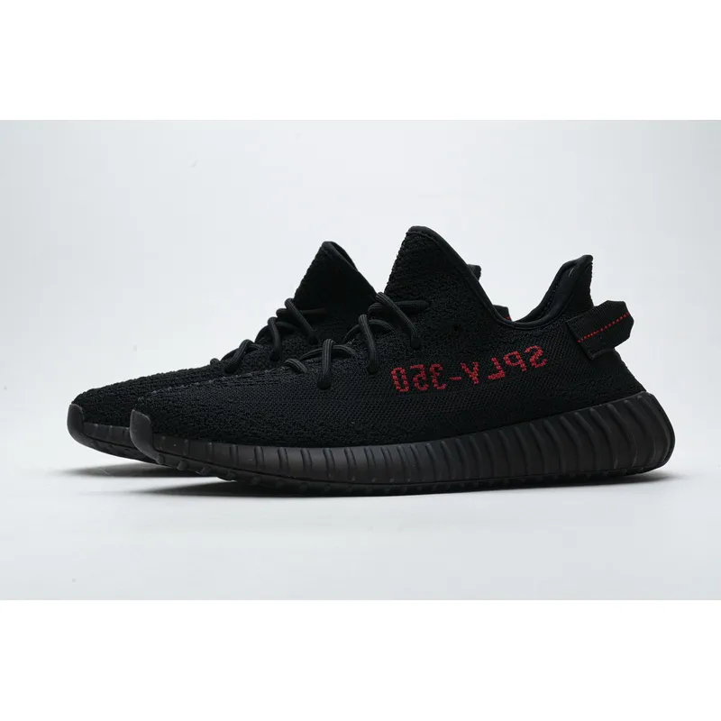 AH Adidas Yeezy Boost 350 V2 Black/Red Real Boost