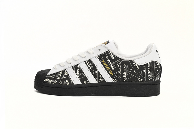 Adidas Superstar Shoes White Black Black Bright White