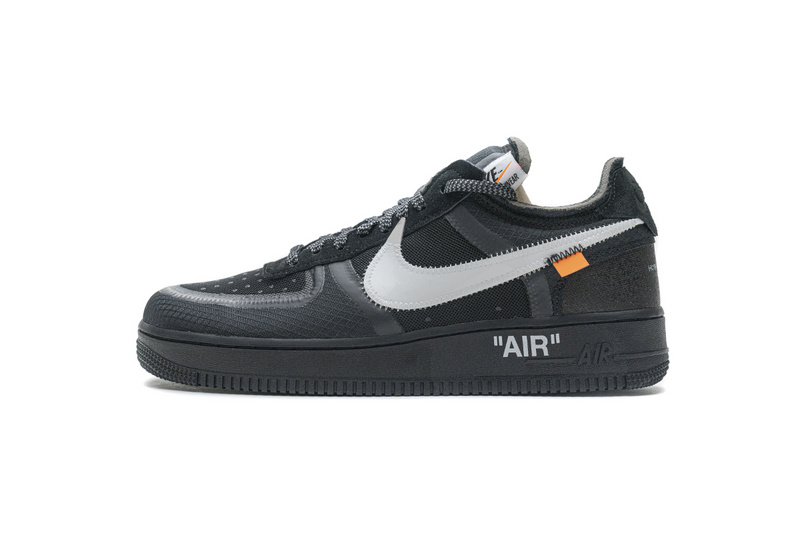 GB OFF White X Air Force 1 Low Black