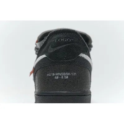 GB OFF White X Air Force 1 Low Black