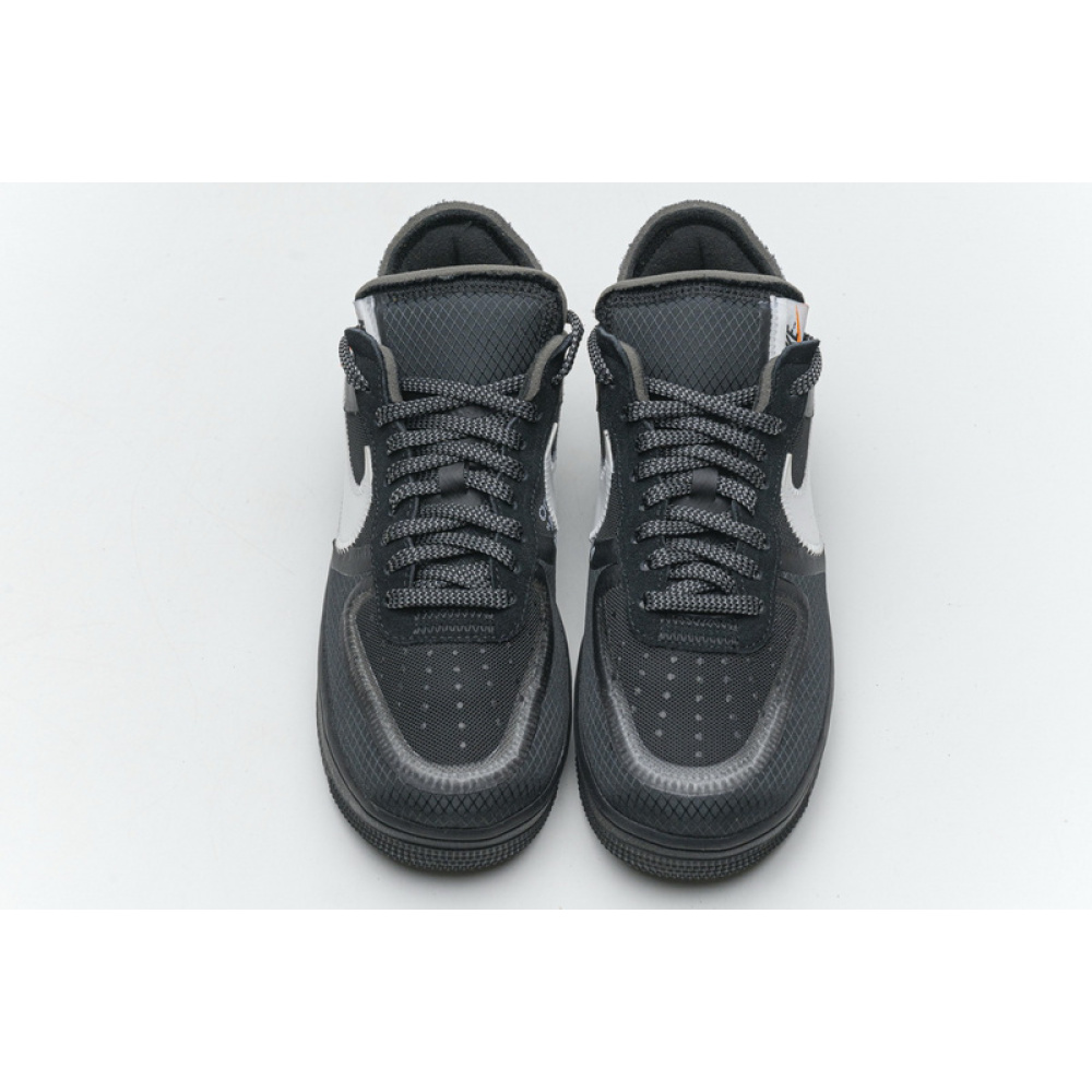 GB OFF White X Air Force 1 Low Black