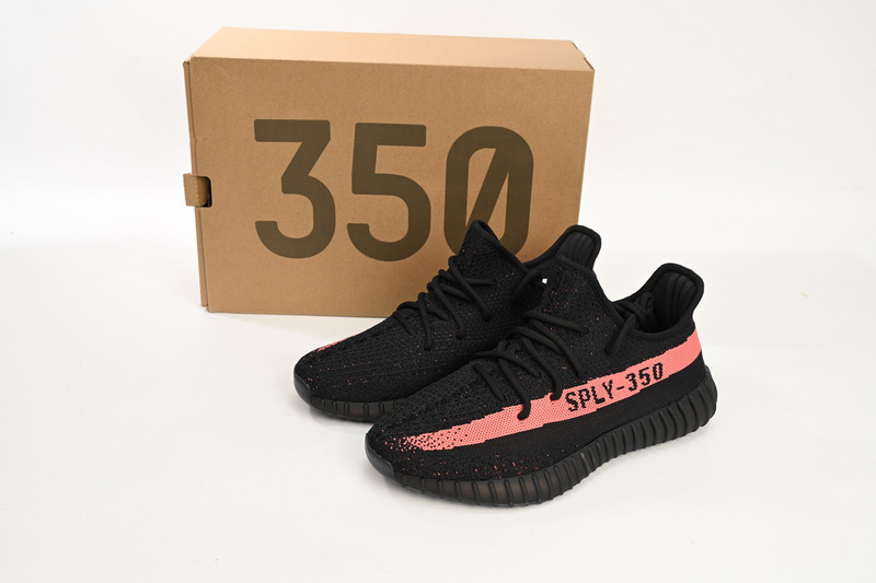 HK Adidas Yeezy Boost 350 V2 “Core Black Red”