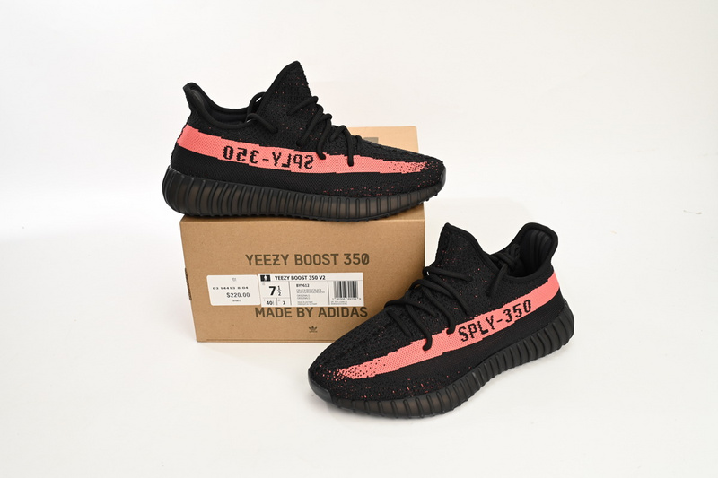 HK Adidas Yeezy Boost 350 V2 “Core Black Red”