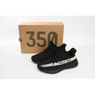 HK Adidas Yeezy Boost 350 V2 Black White 02