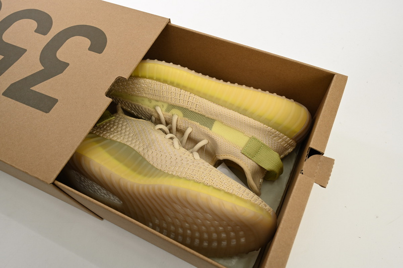 HK Adidas Yeezy Boost 350 V2 Flax