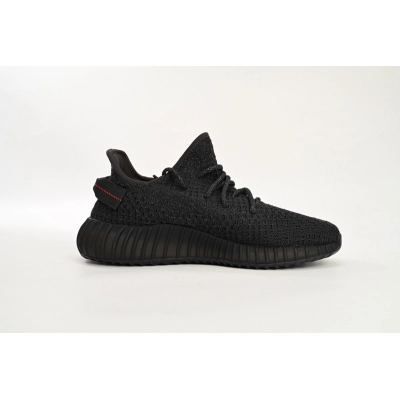 HK Adidas Yeezy Boost 350 V2 Static Black Reflective  02