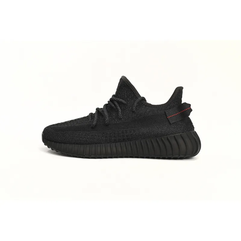 HK Adidas Yeezy Boost 350 V2 Static Black Reflective 