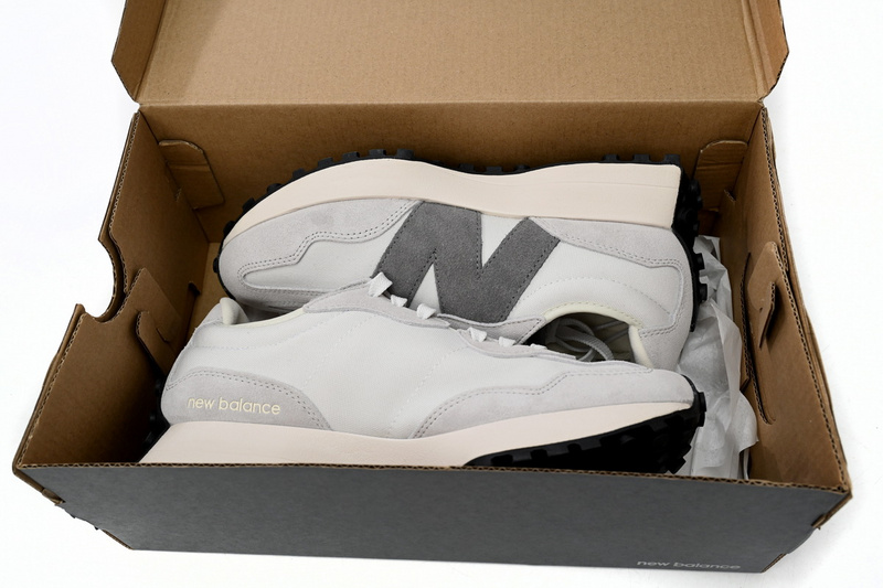 New Balance 327 Grey, White and Black