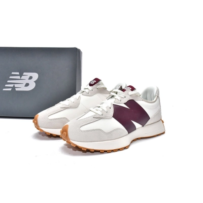 New Balance 327 White Dark Red 02
