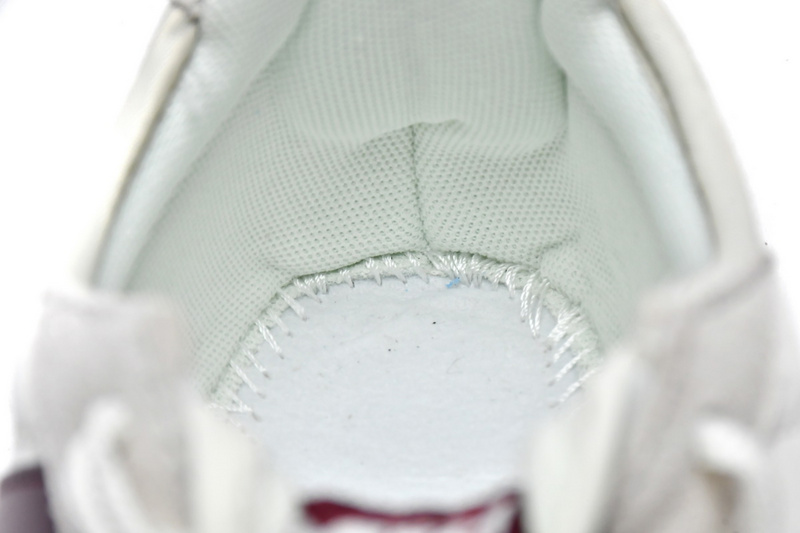 New Balance 327 White Dark Red