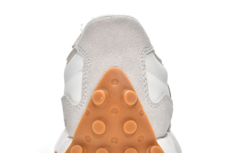 New Balance 327 White Dark Red