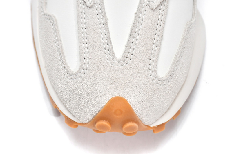 New Balance 327 White Dark Red