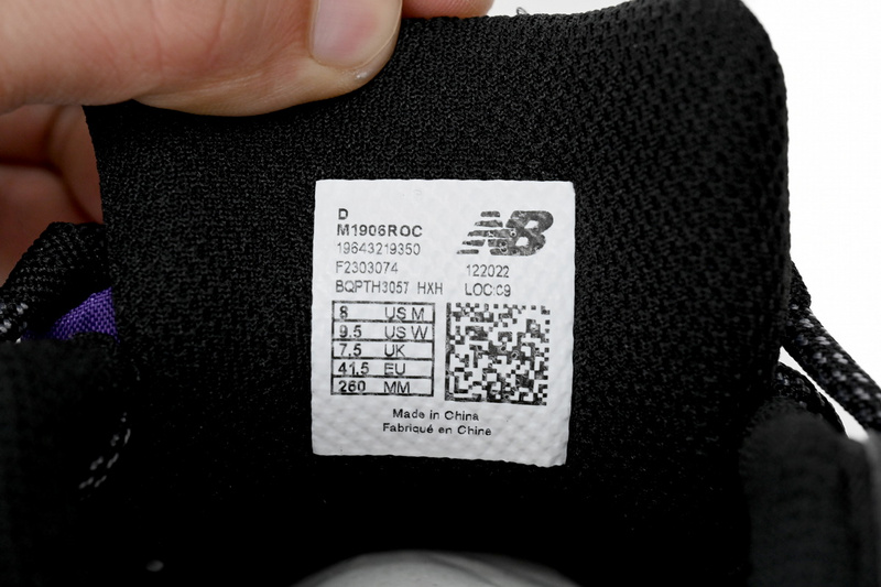 NEW BALANCE White Black Ash