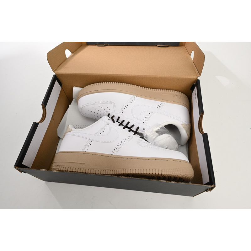 QF  Nike Air Force 1 Low White Light Drown