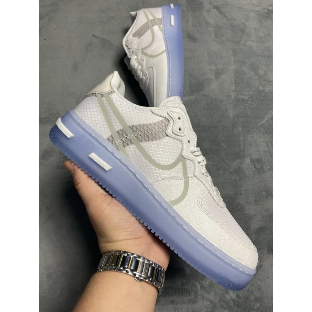 QF  Nike Air Force 1 React QS White Ice